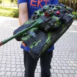 2.4G RC Tank Radio Controlled Car Crawler Tank with Sound Electronic Remote Control Truck Model Boy Competition Toy Kid Gifts