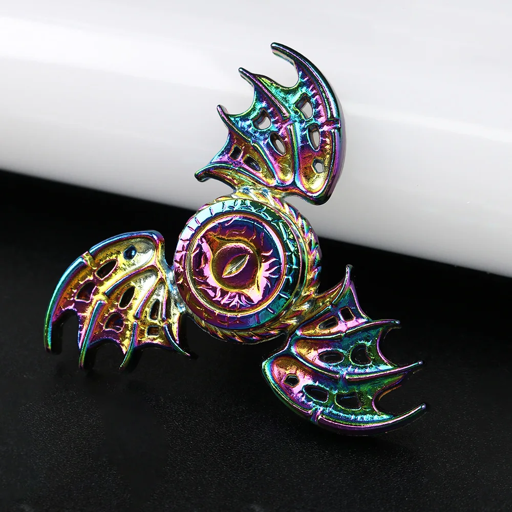 Spirit Devil's Eye Gyro Kreatives Zinklegierungs-Fingerspinner Fliegender Drache Entspannungs- und Freizeitspielzeug Fingerspitzen-Gyro Fidget-Spielzeug – Detail 4