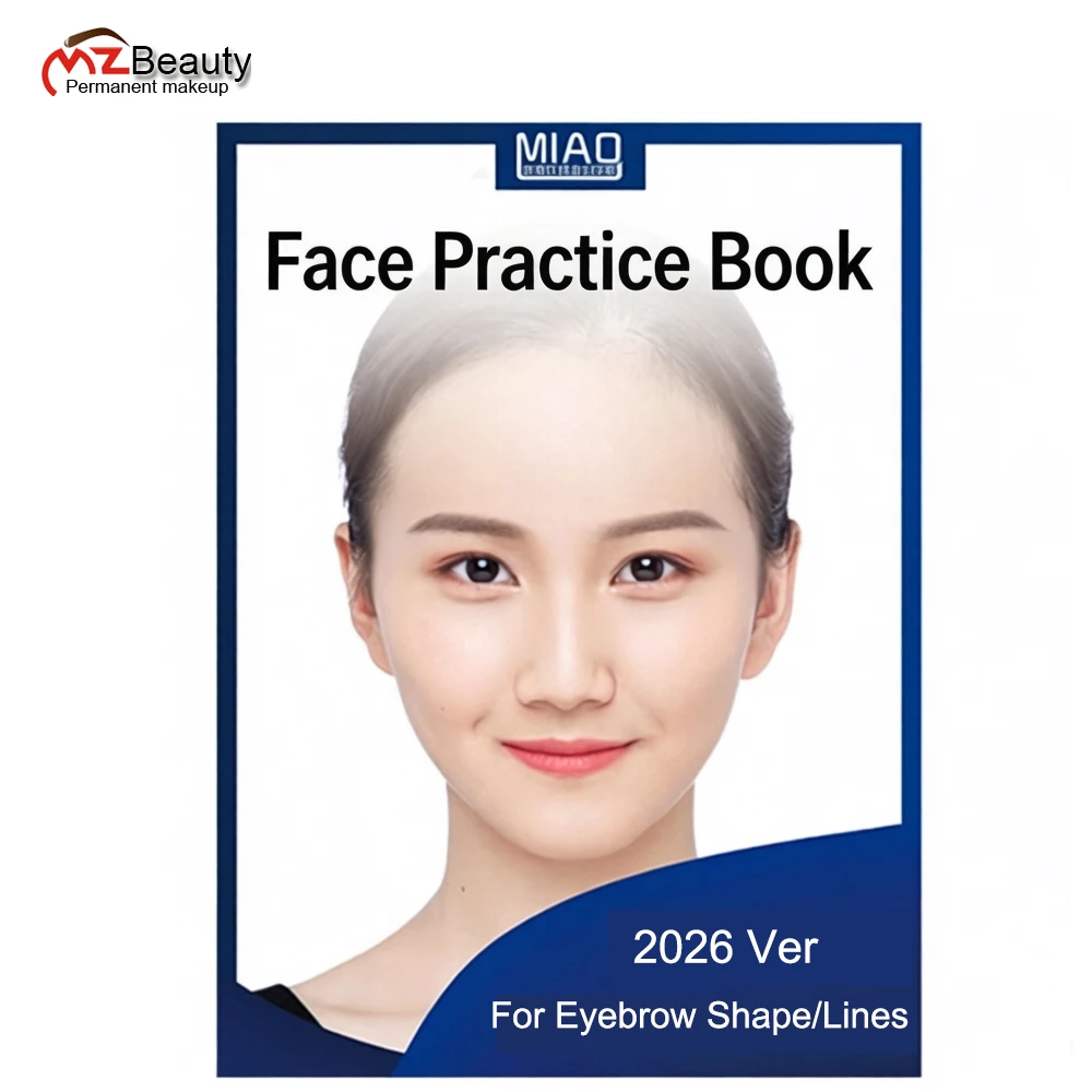 Manuel B visage conception 56 Pages livres d'exercices de tatouage maquillage Permanent sourcil/Eyeliner/lèvre pratique cosmétiques fourniture pédagogique