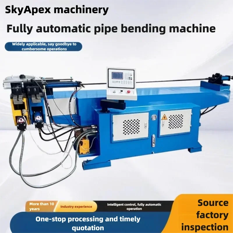 سعر الودائع آلة ثني الأنابيب ذات القطر الكبير آلة الثني الهيدروليكي الأوتوماتيكية باستخدام الحاسب الآلي برأس واحد لتشكيل خطوة واحدة لأنابيب الصلب #4