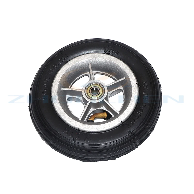 6X1 1/4 Wheels 150mm 6 inch Pneumatic Tire Inner Tube with 4 inch aluminum rims for gas electric scooters e-Bike A-Folding Bike