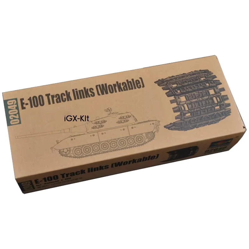 

Trumpeter 02049 1/35 Scale E100 E-100 Tank Track Links Gift Plastic Assembly Model Building Kit