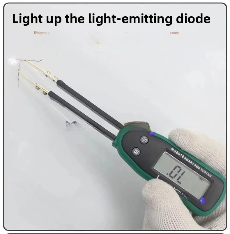 MS8910 SMD Test Clip Portable Bridge High Precision Digital Resistance Diode Capacitor On/Off