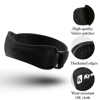 1PC rotule rotule bande réglable Gel de silice genou Tendon ...