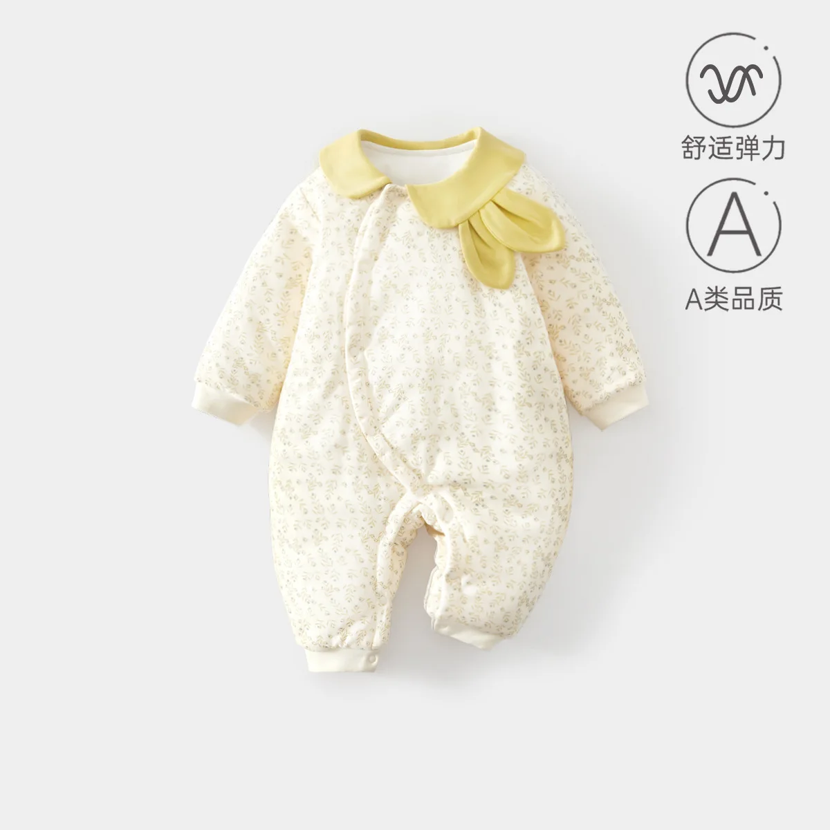 

Baby padded onesie Thin baby autumn and winter class a cotton climbing clothes Romper out newborn cotton clothes