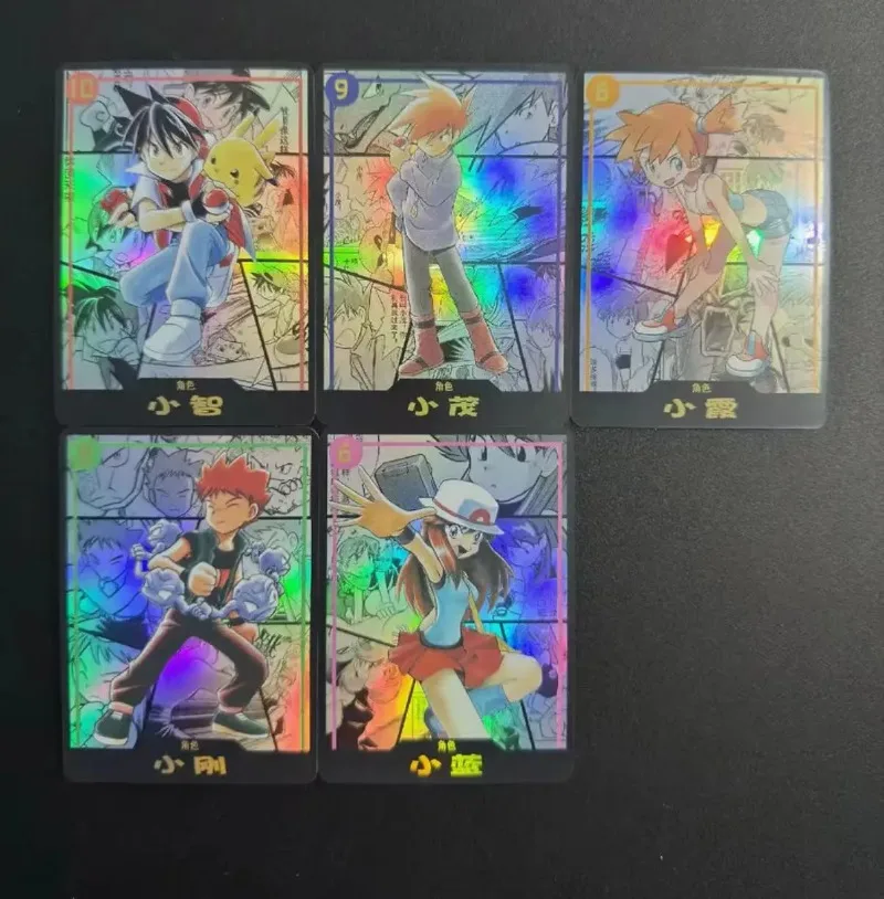 Diy Pokemon Pocket Ptcg Self Control Collect Signature Trading Flash Card Anime Cartoon Christmas Diy Gift