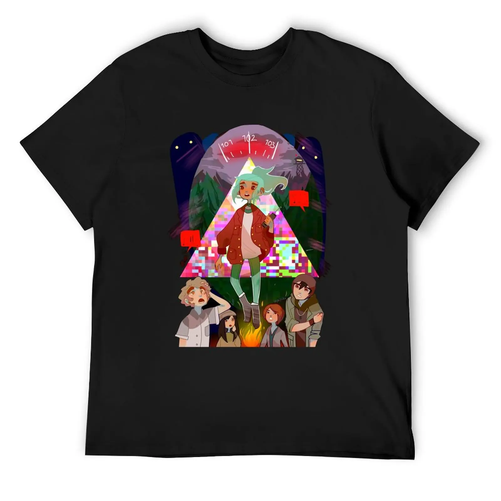 

Ollie Oxenfree T-Shirt summer tops boys whites shirts graphic Luxury man heavyweight t shirts for men