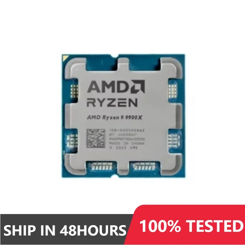 1-10pcs AMD New Ryzen 9 9900X R9 9900X Processor 5.6GHz 12-Core 24-Thread 76MB 4NM TDP 120W Socket AM5 CPU