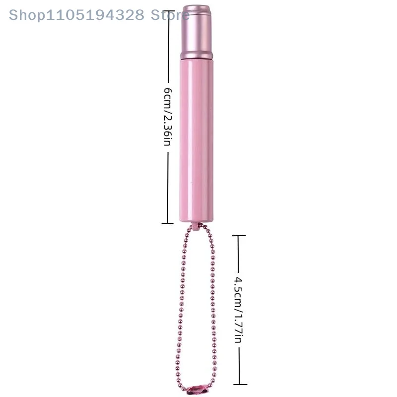 [MP] Mini cepillo de labios de silicona multifuncional con cadena de cubierta corrector máscara de labios brillo de labios aplicador de lápiz labial herramienta de belleza