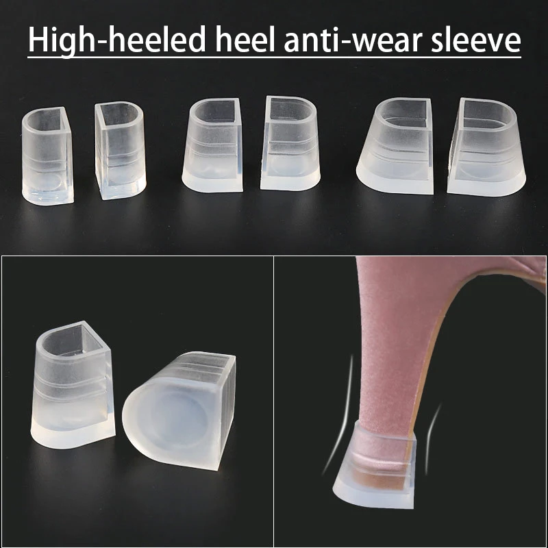 High Heel Protector Anti-Slip Latin Dance Shoes Covers Wedding Heel Protectors for High Heel Shoes