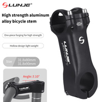 Mtb Power Stem Aluminum Alloy Road Bike Mountain Cycling Stem Riser 31.8 ±10° Bicycle Handlebar Bridge 80/90/100mm Bike Parts