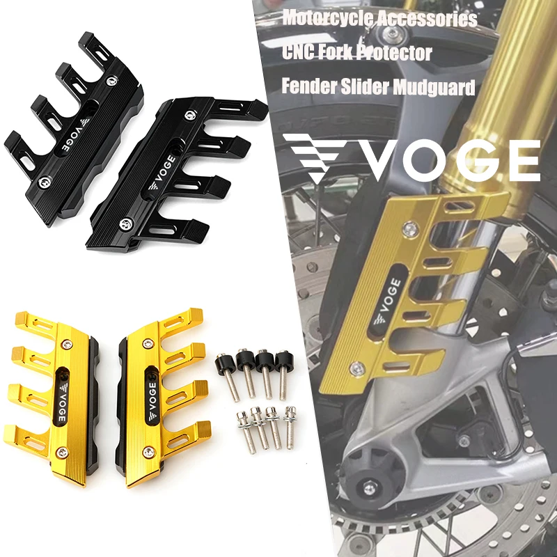

Motorcycle CNC Fork Protector Fender Slider Mudguard For VOGE DS525X DSX525 2024 voge 200AC 300AC 300R RR 500R 500DS 650DS 600DS