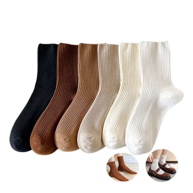 Frauen Wolle Socken Warme Winter Dicke Kaschmir Fuzzy Casual Einfarbig Komfortable Hause Socke Weiche Lange Thermische Hohe Qualität
