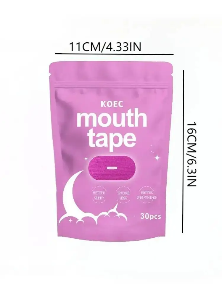 رقعة النوم عن طريق الفم، جهاز مضاد للشخير مناسب للرجال والنساء، رقعة مريحة للمساعدة في النوم، تساعد على تحسين تنفس الأنف #6