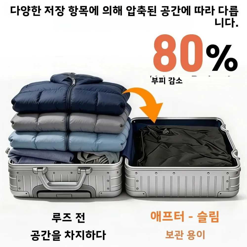 여행용 압축 가방, 방수 진공 보관 가방 (옷, 여행 가방용), 공간 절약 가방 (여행, ... - 1