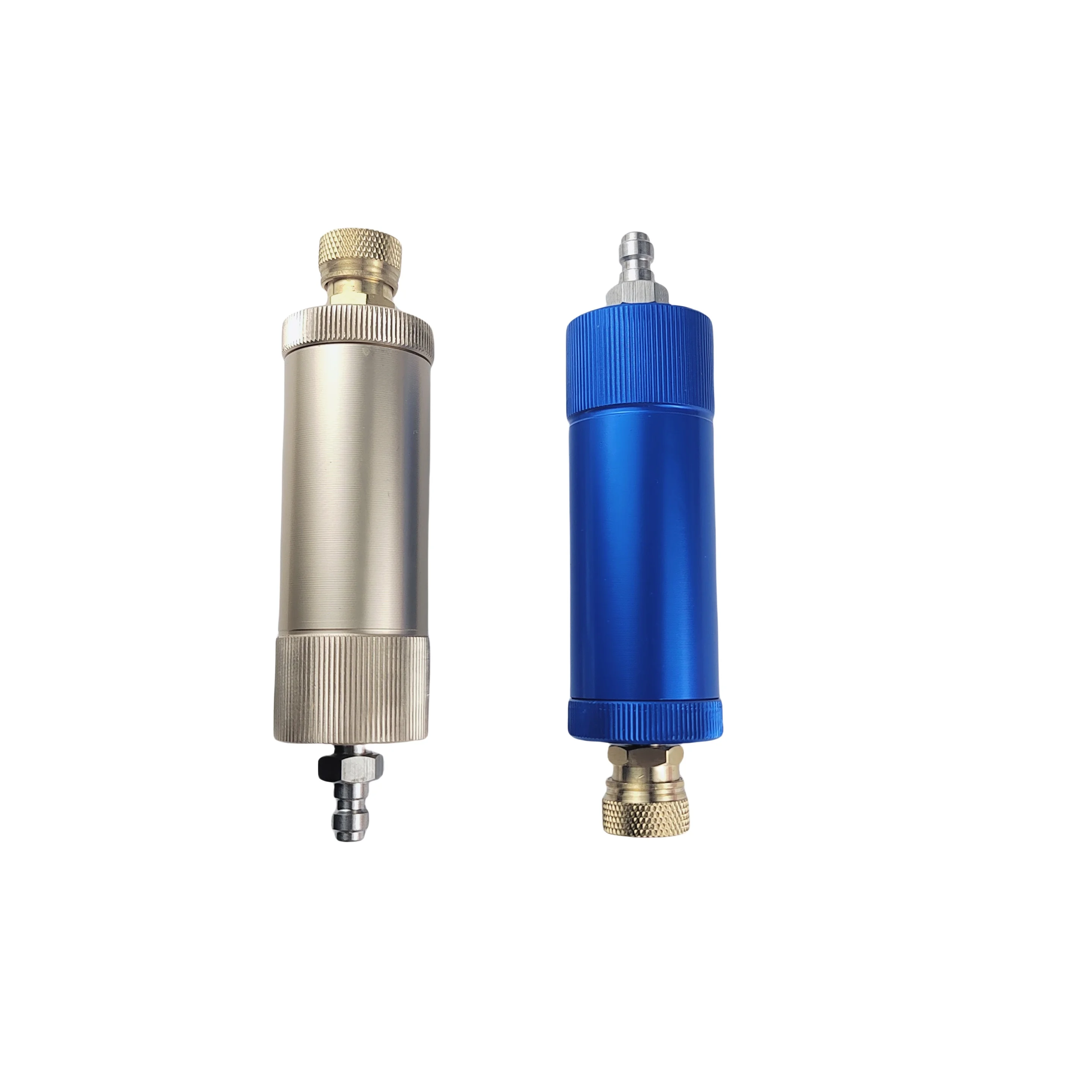 HPA Oil-Water Separator Purify Air Hand Pump Filter 300bar 4500psi with Filtering Cotton Quick Coupler M10x1 Thread