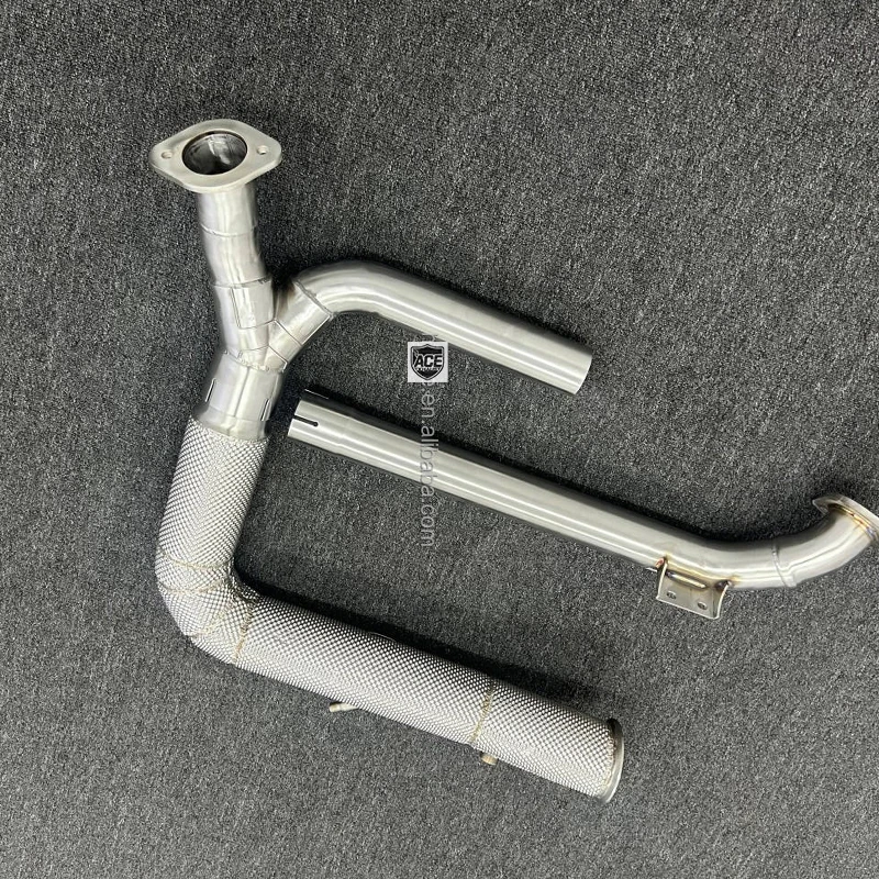 ACE Hochleistungs-Downpipe für Porsche 718 Cayman Boxster 982 2.0T - Auspuffkrümmer aus SUS304 Edelstahl mit Hitzeschutz – Detail 11