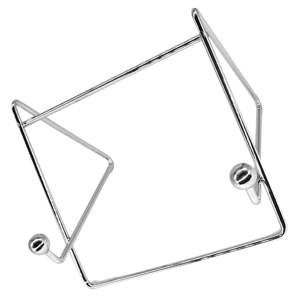 

Sturdy Metal Display For Tablets Books Pictures Plates Space-Saving Easy-Clean Decorative Storage Rack Home Office Decor Plate