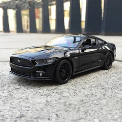 1:24 Mustang GT Alloy Sport Car Diecast Model Toy Vechile Simulation Metal Car Model Toy Simulation Series Boy Birthday Gift Toy