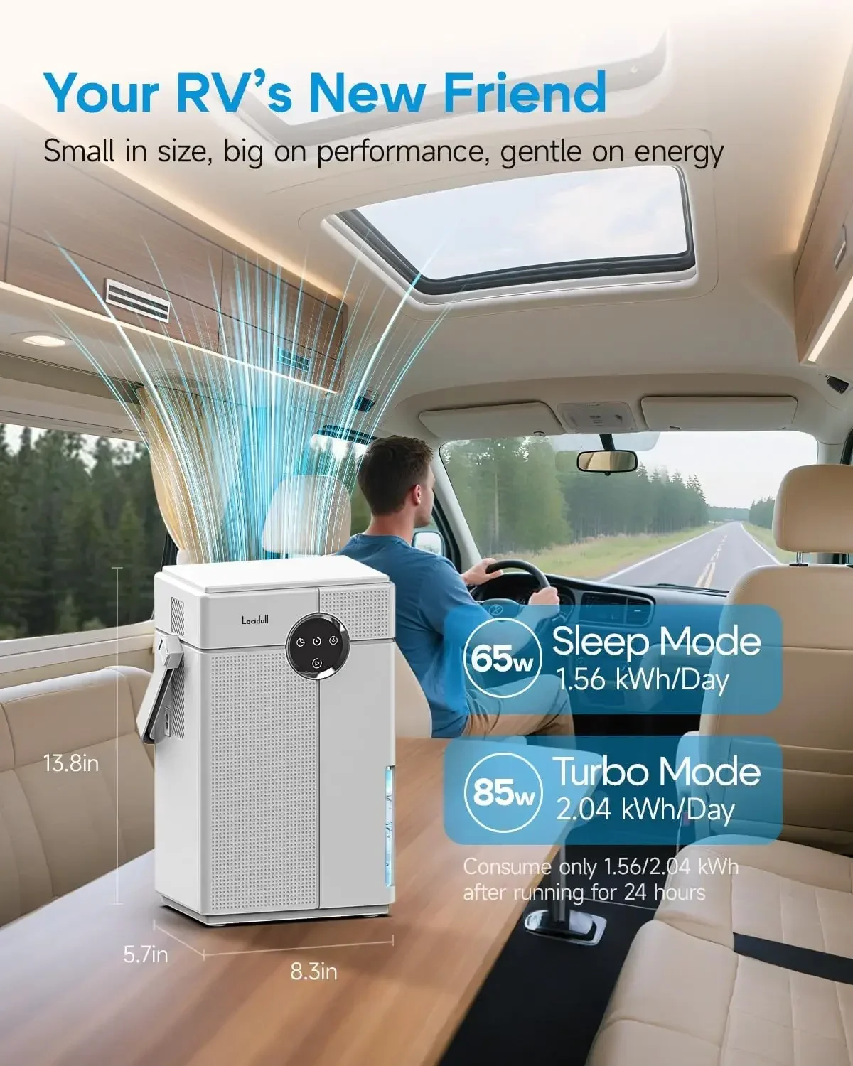 

[Hot Deal, Limited Time Offer!]Portable Dehumidifier for Bathroom, Small Dehumidifier with Drain Hose, 118oz Dehumidifiers for H