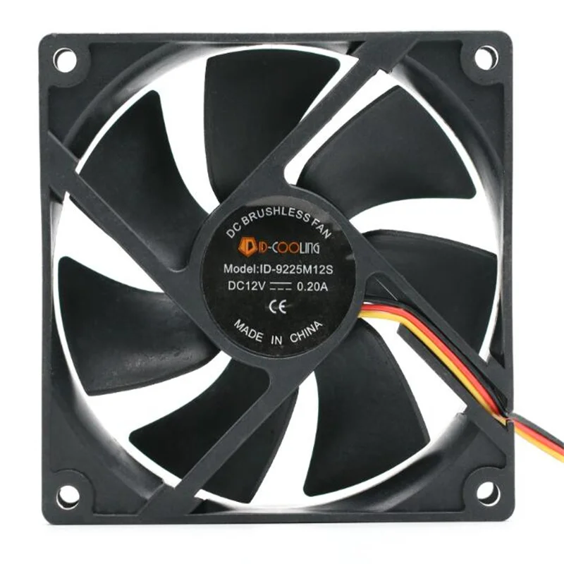 ID-9225M12S 9225 12V 0.20A three-line computer chassis CPU cooling fan