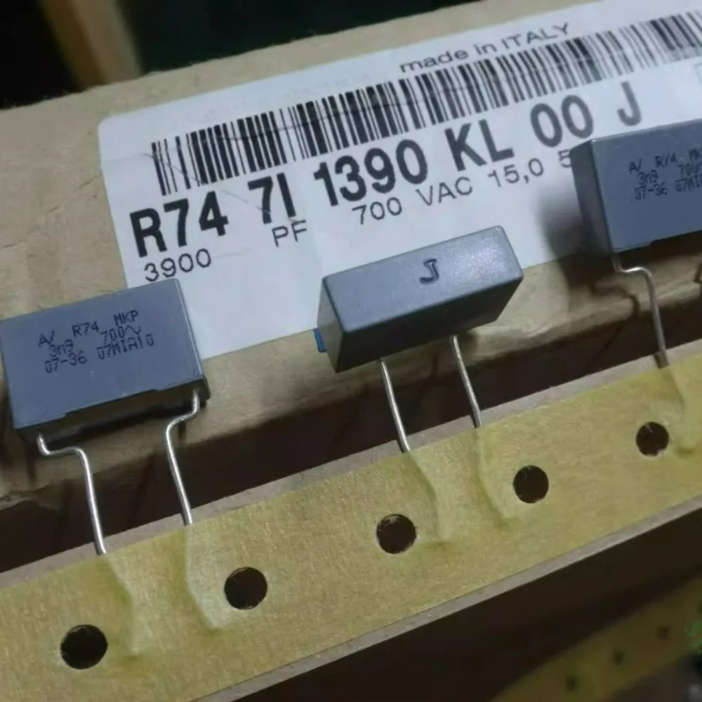 

10pcs/lot AV R74 0.0039uf/700VAC 3.9nf 3900pf 3n9 392 Brand New 8mm Film Capacitor (Accuracy: 5%) R747I1390KL00J