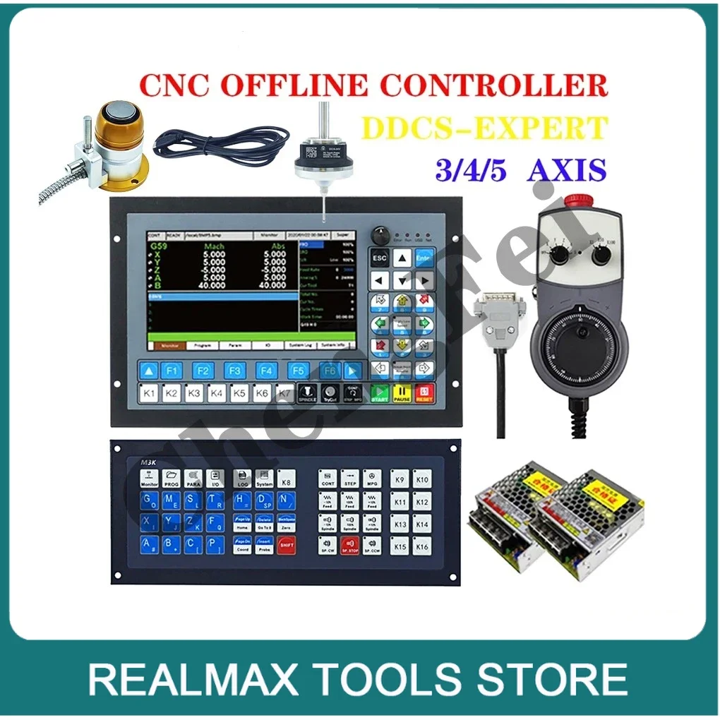 

Z-axis 3D probe of DDCS-EXPERT/M350 3/4/5-axis CNC offline controller supports closed-loop stepper /ATC, replacing DDCSV 3.1