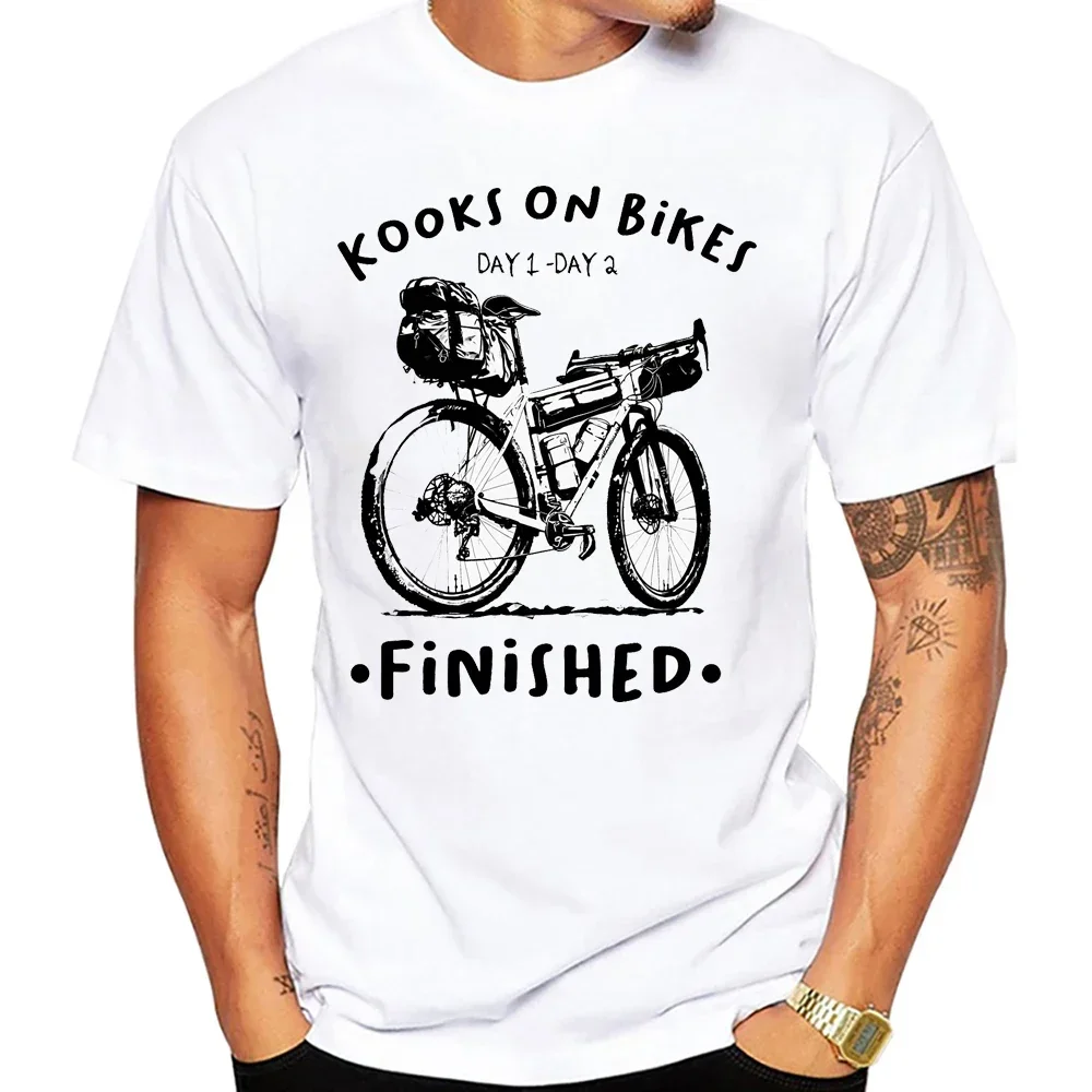 Cycling Is Freedom Gravel Bike T shirts Cool Men Short Sleeve Fixie Fixed Gear Bicycle T-Shirt White Casual Hip Hop Boy Tees