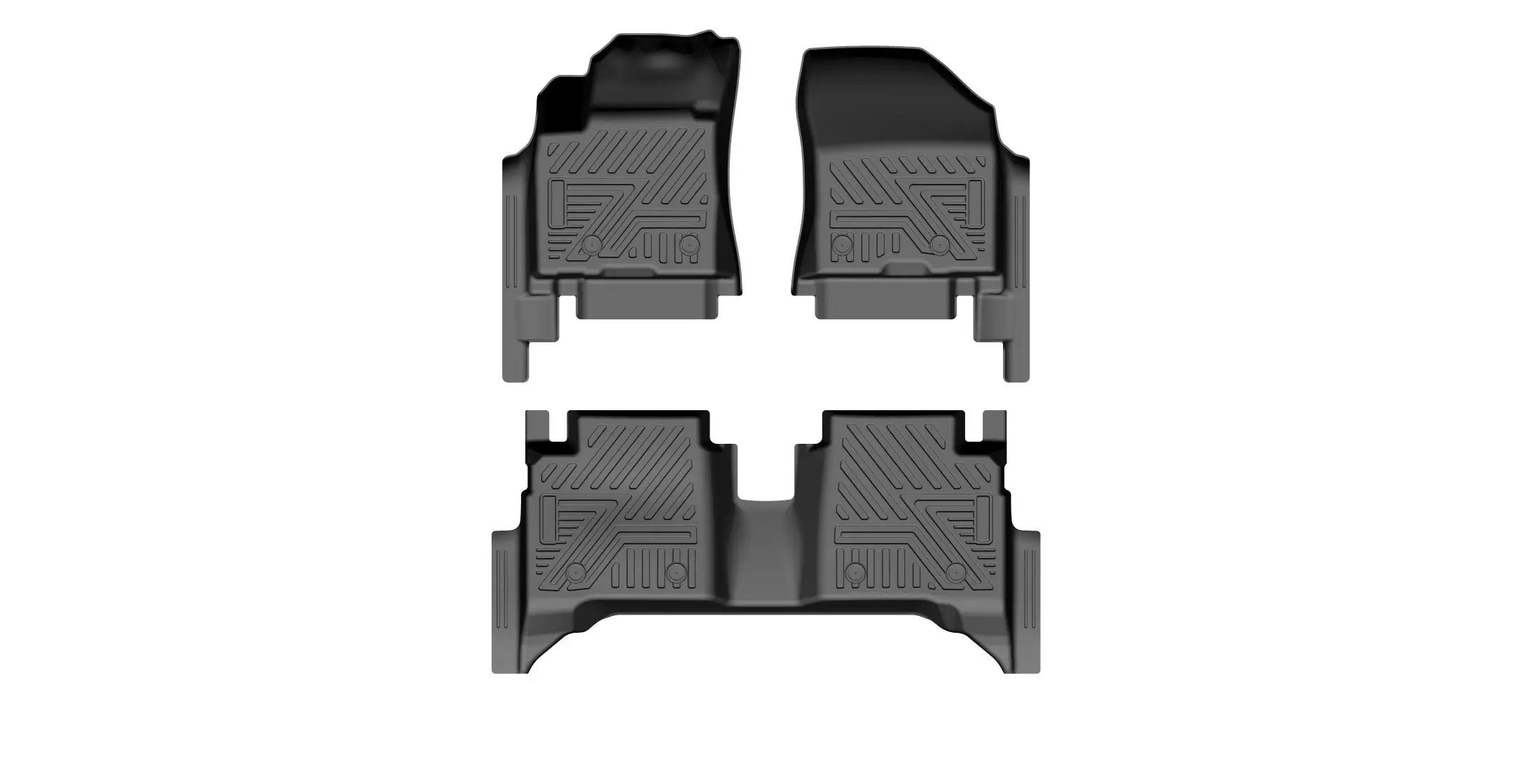 KQXDurable Wholesale All-weather Waterproof Auto Accessories TPE Luxury Car Mats Car Floor Mats for Suzuki FRONX HYBRID 2025
