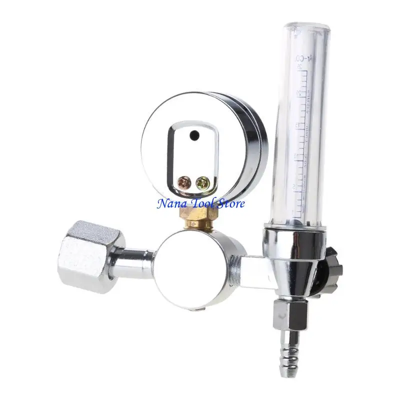 31GJ Upgrade Argon Meter 0-25MPa Pressure Regulator Gauge for Weld Mig Tig Welding Easy Installation Zinc Alloy Plastic