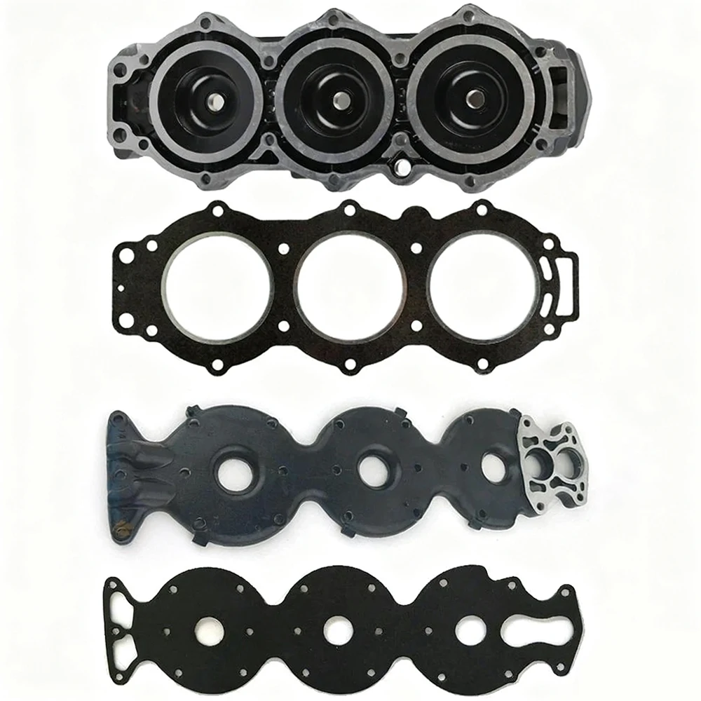 

688-11111-02-1S Головка блока цилиндров и крышка и прокладки 688-11191-00-1S для подвесного двигателя Yamaha 2T 85 90HP