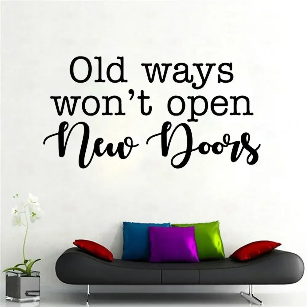 Vinilos Decorativos con Frases Motivacionales Grandes para Decoración de Oficinas y Habitaciones, Calcomanías de Vinilo con Citas, Adhesivos Artísticos