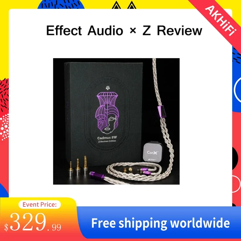 

Effect Audio × Z Review 10th Anniversary Cadmus 8W Limited Edition Earphone Cable Professional Stage Studio Audiophile IEM Cable