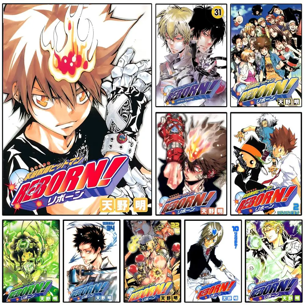 Hot Sale Anime R-reborn Poster Sticker Self Adhesive For Playroom Bedroom Hallway Home Wall Art Decor Perfect Gift