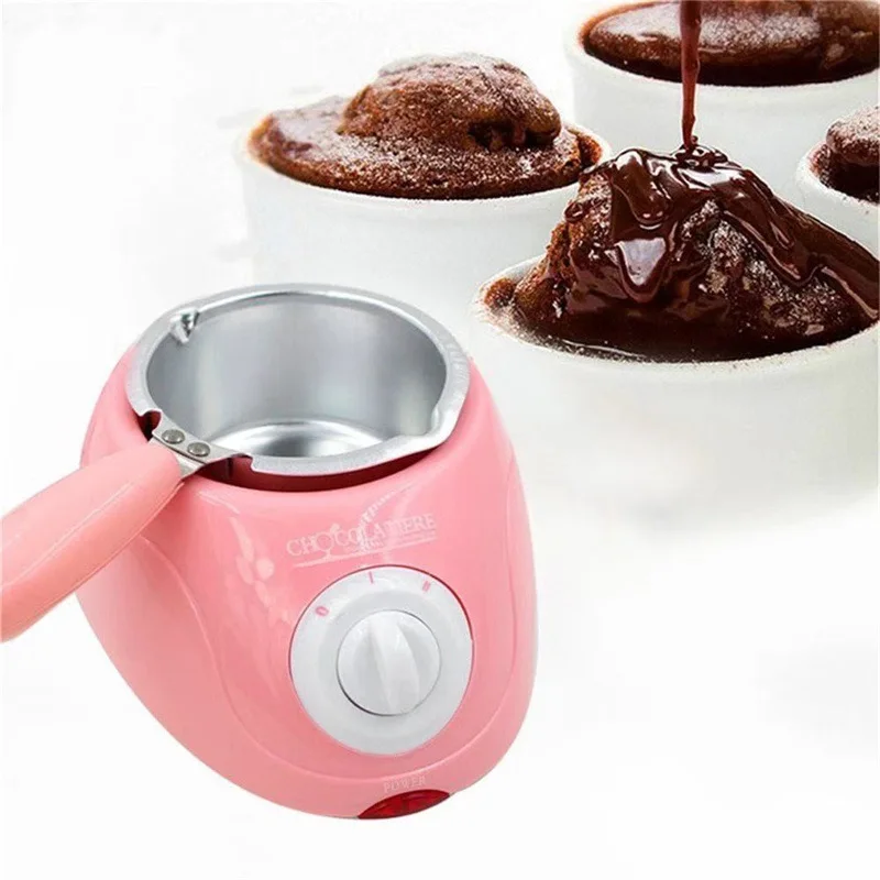 Chocolate Melting Pot Electric Fondue Set Double Chocolate Melting Pot Butter Cheese Melting Heater Suitable for Parties