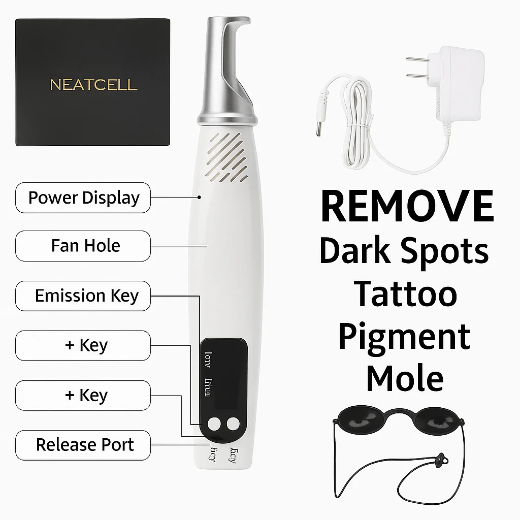 Picosecond Laser Pointer for Mole Removal Tool and Dark Spot Removal Pen for tattoo Acne Skin Pigment Portable Removal Machine