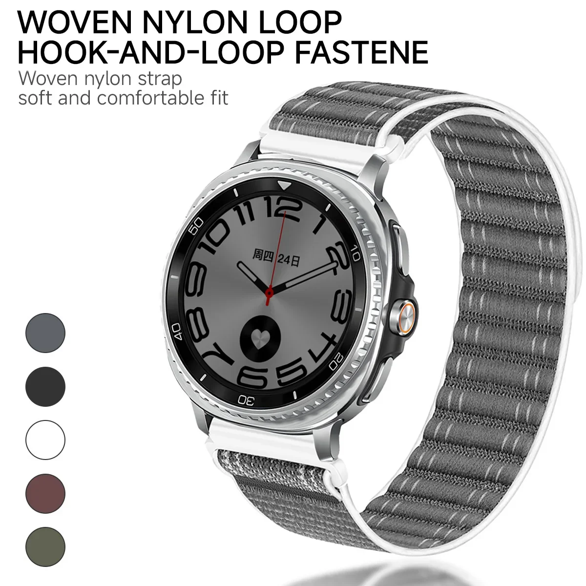 Ремешок Trail для Samsung Watch Galaxy Watch 8 40 44 мм/8 Классический нейлоновый ремешок Ocean Loop для Galaxy Watch Ultra 2025 47 мм Браслет