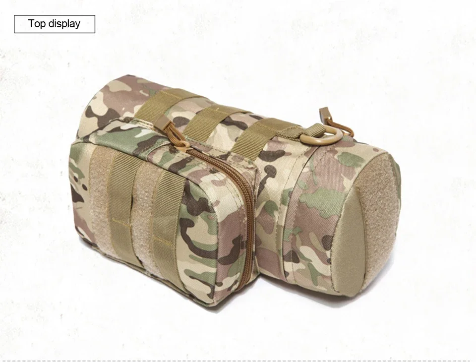 Outdoor Molle Wasserkocher Träger Wasserflasche Tasche Tasche Halter für Reisen Camping Wandern Radfahren Angeln Jagd – Detail 11