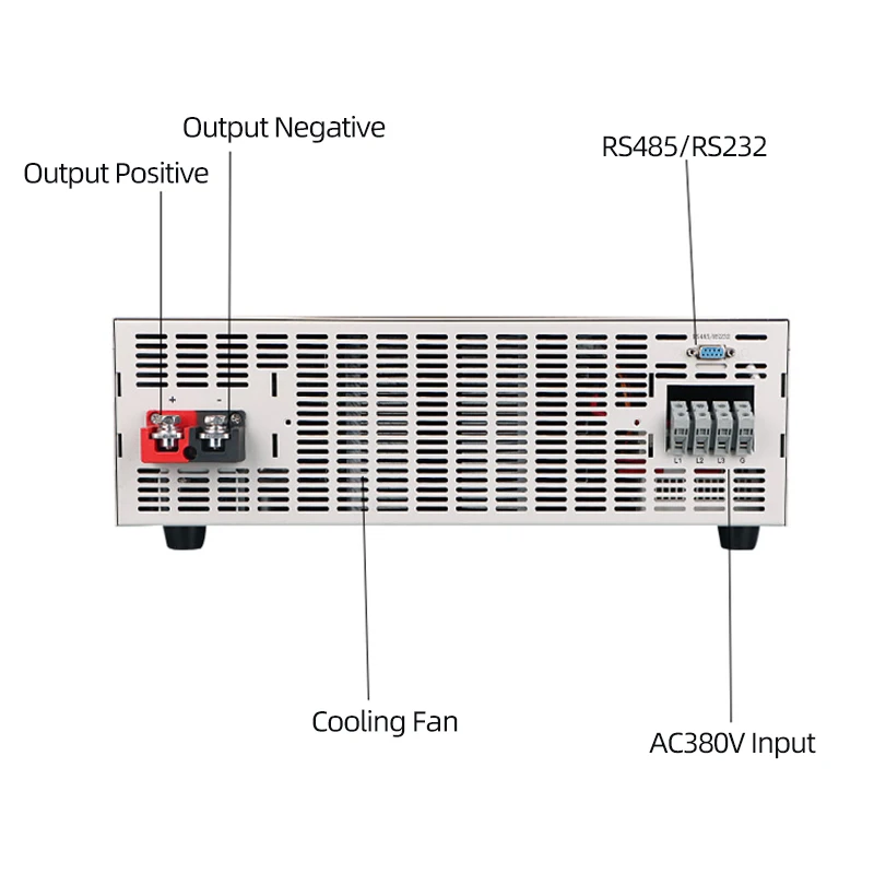 Laboratory Power Supply 400V 25A Adjustable DC Power Supply RS232/RS485 High-power 10000W Programmable Switching Regulator