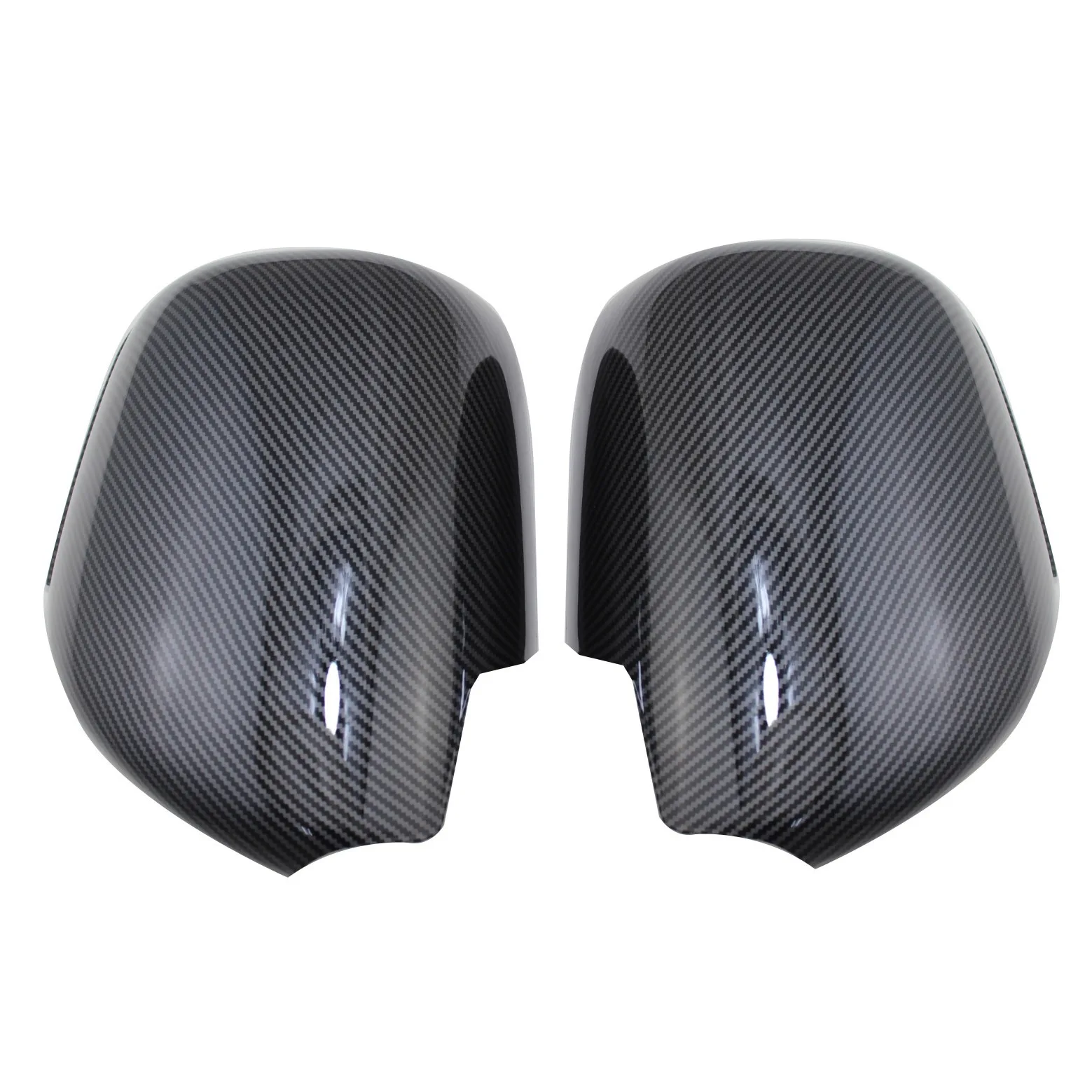 

Carbon Fiber Look Modified Side Mirror Shell Cap For Toyota 4Runner Land Cruiser Prado FJ120 2700 Hiace 2Pcs