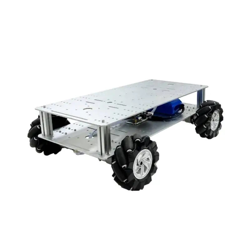 Heavy-load Obstacle-crossing Robot, Mecanum Wheel Development Platform4WD Chassis T800S Plastic Track Smart Car