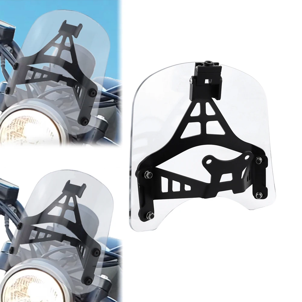

For Honda CMX 500 Rebel CMX500 2017-2025 Motorbike Adjustable Windscreen Deflector Windshield Bracket GPS Navigation Bracket