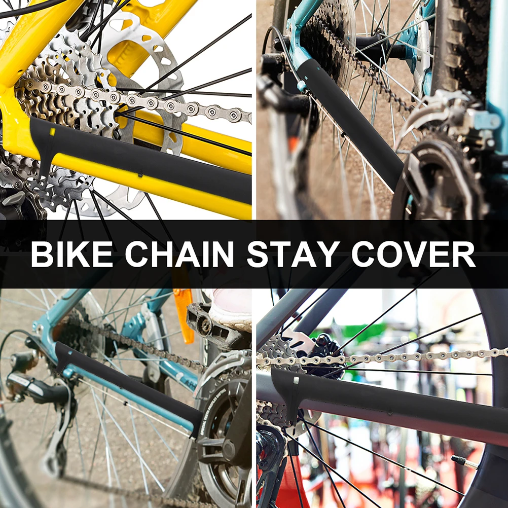 

8 Sets Chain Protector Bike Mountain Guard Shield Accessories Frame Protective Cover Sticker Abs Great Your