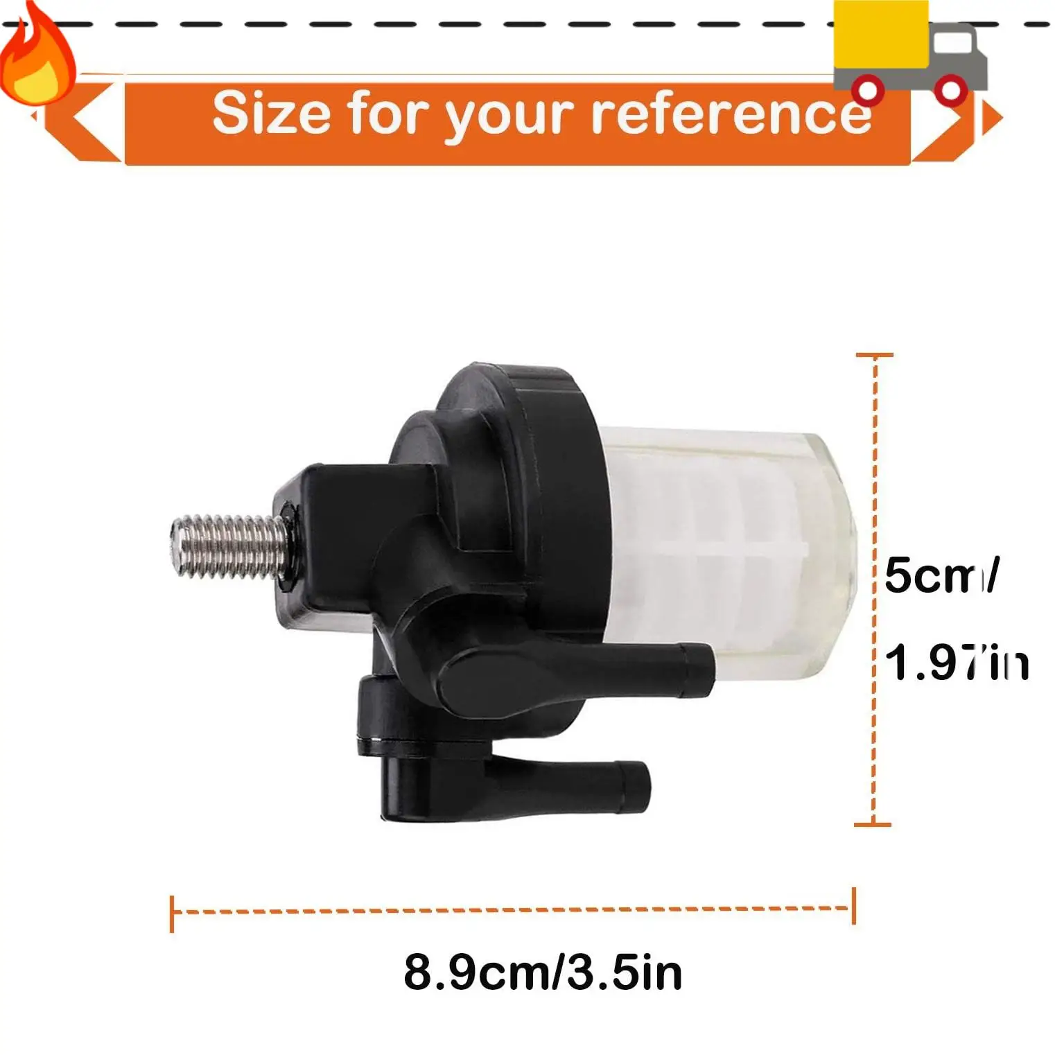 

61N-24560-00 18-79910 5410-93401 Топливный фильтр для подвесного мотора Yamaha 9,9 л.с., 15 л.с., 20 л.с., 25 л.с., 30 л.с.