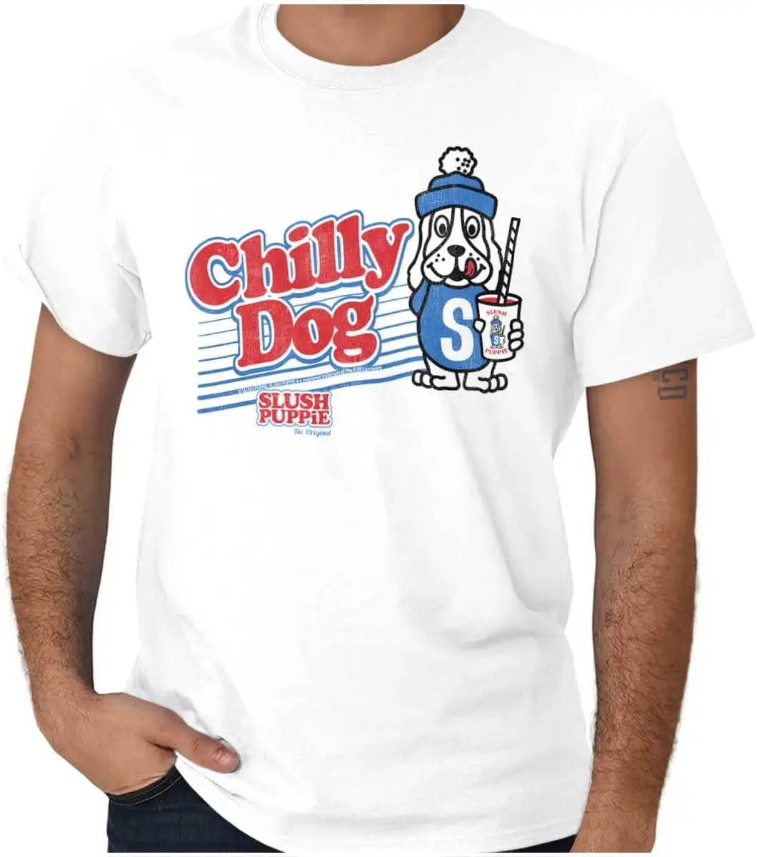 Brisco Brands Slush Puppie Officially Dog Logo  Tees High Quality 100%Cotton Short Sleeve