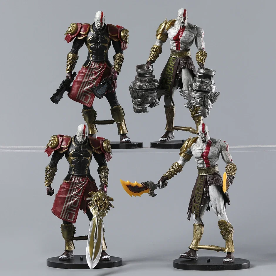 

4pcs/set Kratos God of War Figure Collectible Model Toy Desktop Doll