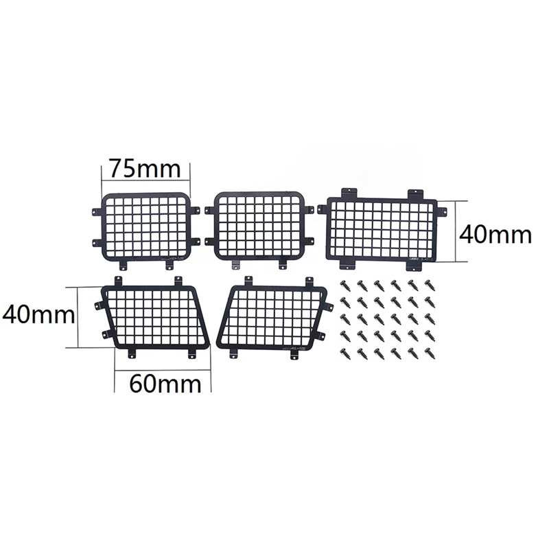 For MN86S MN86 MN86KS MN86K MN G500 RC Car Metal Stereoscopic Window Mesh Protective Net Upgrades Accessories Parts