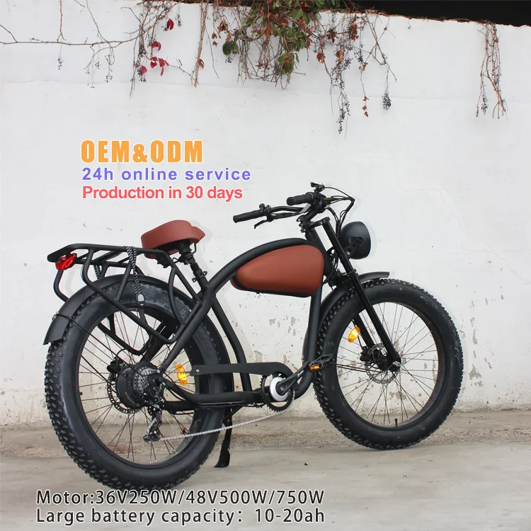 Chinese factory new electric bicycle 26 inch retro city electric bicycle traditional Chinese light motorcycle bicycle chopper