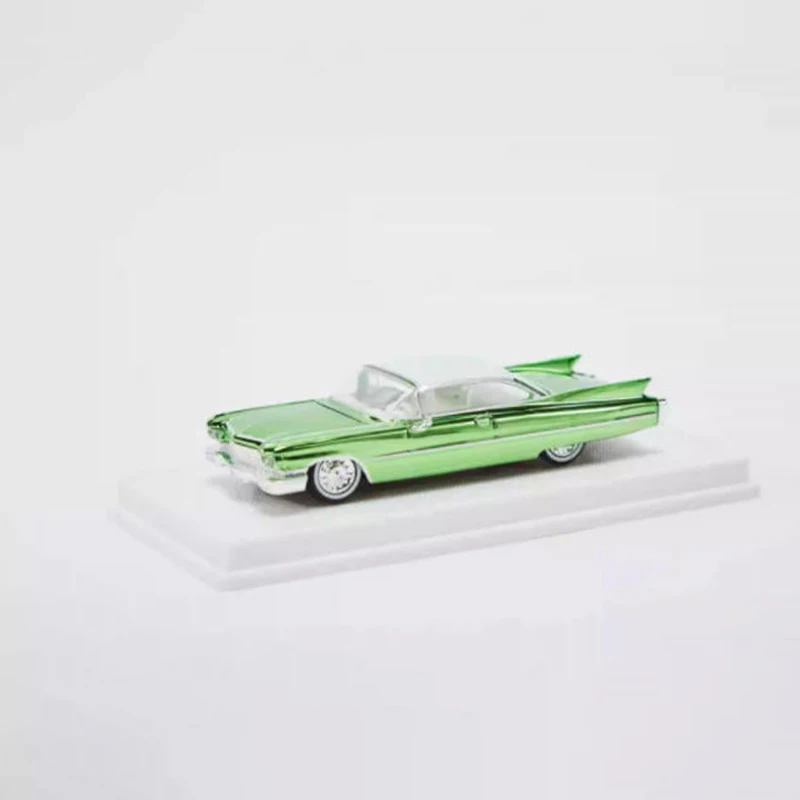 Diecast Original 1:64 Scale 1960 Coupe De Ville Simulation Alloy Car Model Static Display Collectible Toy Gift Ornament Souvenir