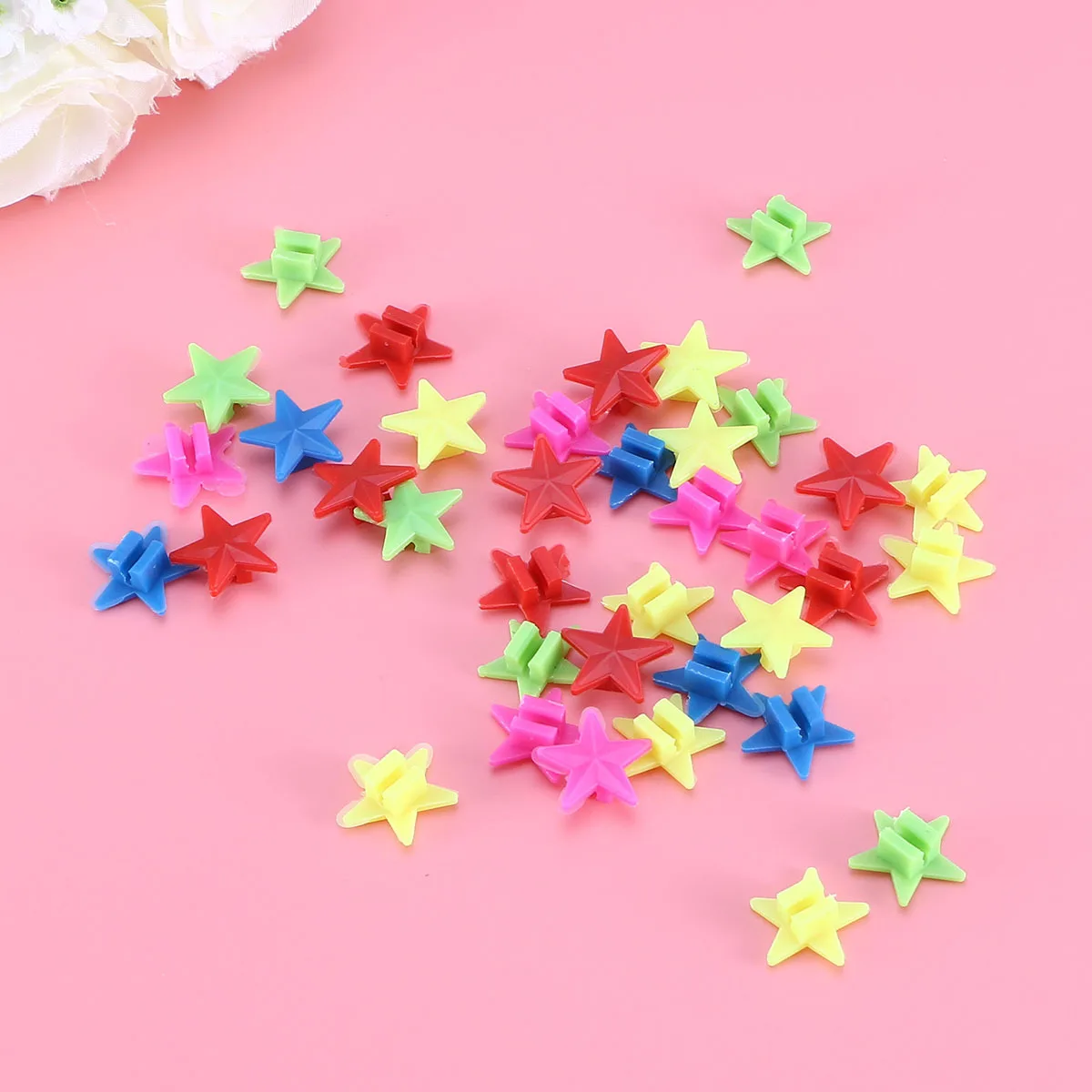 

36Pcs Plastic Spoke Beads Multicolor Wheel Ornaments for Kids Bike Decoration Clip-on Spoke Stars Multi-Color Wheel Spokes